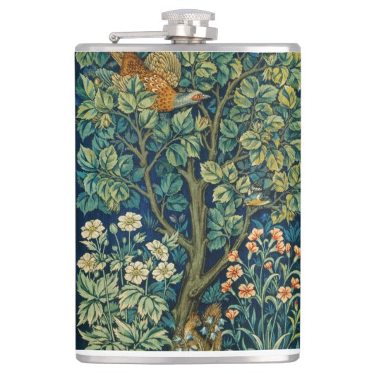 ウィリアムモリスデザインヴィンテージスタイル フラスク (正面)