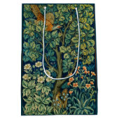 ウィリアムモリスデザインヴィンテージスタイル ミディアムペーパーバッグ (裏面)