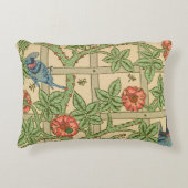 ウィリアムモリストレリスクラシック壁紙デザイン アクセントクッション (正面)