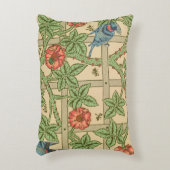 ウィリアムモリストレリスクラシック壁紙デザイン アクセントクッション (正面(垂直))