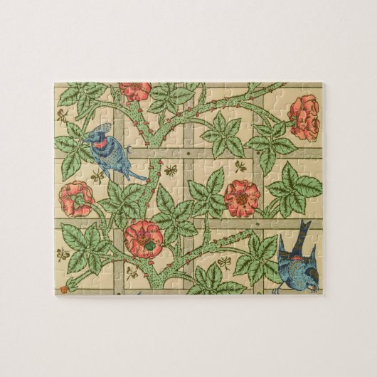 ウィリアムモリストレリスクラシック壁紙デザイン ジグソーパズル (横)