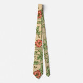 ウィリアムモリストレリスクラシック壁紙デザイン ネクタイ (正面)