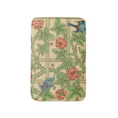 ウィリアムモリストレリスクラシック壁紙デザイン バスマット (正面縦)