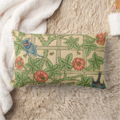 ウィリアムモリストレリスクラシック壁紙デザイン ランバークッション (ブランケット)