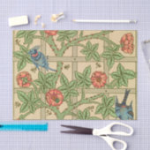 ウィリアムモリストレリスクラシック壁紙デザイン 薄葉紙 (クラフト)