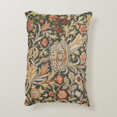 ウィリアムモリストレントガーデンフラワークラシックボタニック アクセントクッション (裏面(縦))