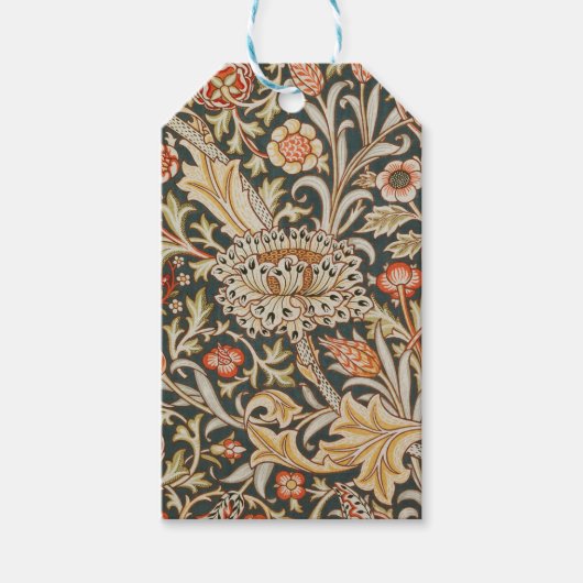 ウィリアムモリストレントガーデンフラワークラシックボタニック ギフトタグ (正面)