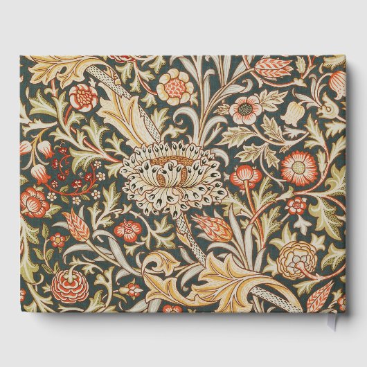 ウィリアムモリストレントガーデンフラワークラシックボタニック ゲストブック (裏面)