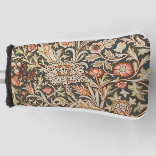 ウィリアムモリストレントガーデンフラワークラシックボタニック ゴルフヘッドカバー (正面)