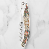 ウィリアムモリストレントガーデンフラワークラシックボタニック ソムリエナイフ (正面)