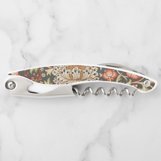 ウィリアムモリストレントガーデンフラワークラシックボタニック ソムリエナイフ (正面)