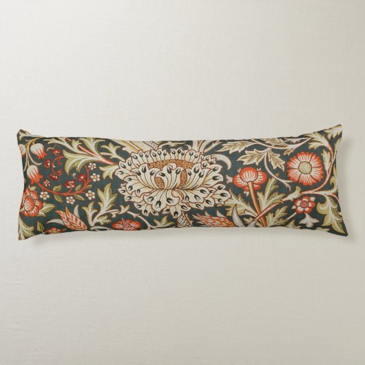 ウィリアムモリストレントガーデンフラワークラシックボタニック ボディピロー (裏面)