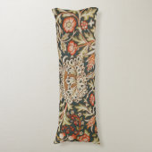 ウィリアムモリストレントガーデンフラワークラシックボタニック ボディピロー (正面縦)