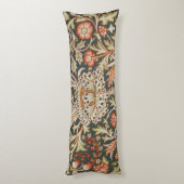 ウィリアムモリストレントガーデンフラワークラシックボタニック ボディピロー (裏面 (縦))