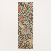 ウィリアムモリストレントガーデンフラワークラシックボタニック ヨガマット (裏面)