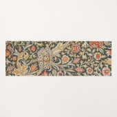 ウィリアムモリストレントガーデンフラワークラシックボタニック ヨガマット (正面(横))