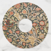 ウィリアムモリストレントガーデンフラワークラシックボタニック ワイングラスタグ (裏面)