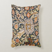 ウィリアムモリストレントガーデンフラワーパターンクラシック アクセントクッション (正面(垂直))