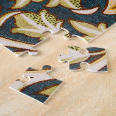 ウィリアムモリストレントガーデンフラワーパターンクラシック ジグソーパズル (側面)