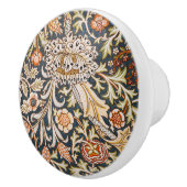 ウィリアムモリストレントガーデンフラワーパターンクラシック セラミックノブ (右)