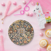 ウィリアムモリストレントガーデンフラワーパターンクラシック ペーパープレート (パーティー)