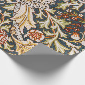 ウィリアムモリストレントガーデンフラワーパターンクラシック ラッピングペーパー (角)