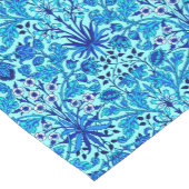 ウィリアムモリスハイアシンスプリントアクア&ターコイズ ショートテーブルランナー (コーナー)