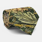 ウィリアムモリスハニーサックルグリーンフローラ ネクタイ (ロール)