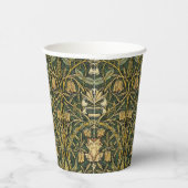 ウィリアムモリスハニーサックルグリーンフローラ 紙コップ (右)