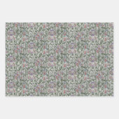 ウィリアムモリスハニーサックルスイートピーの葉 ラッピングペーパーシート (正面2)