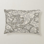 ウィリアムモリスバチェラーズボタンフラワーボット アクセントクッション (裏面)