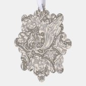 ウィリアムモリスバチェラーズボタンフラワーボット オーナメントカード (左)