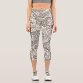 ウィリアムモリスバチェラーズボタンフラワーボット カプリレギンス (正面)