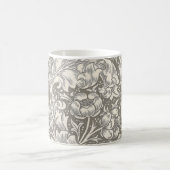ウィリアムモリスバチェラーズボタンフラワーボット コーヒーマグカップ (中央)