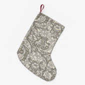 ウィリアムモリスバチェラーズボタンフラワーボット スモールクリスマスストッキング (正面 (吊り時))