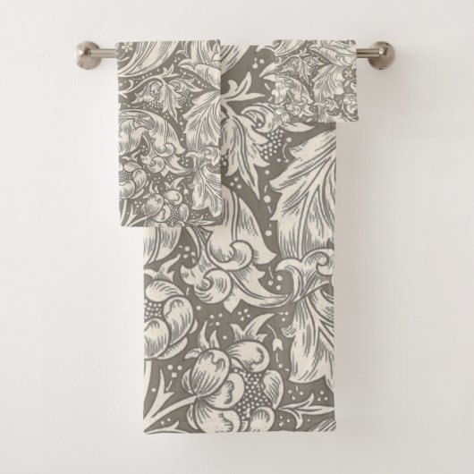 ウィリアムモリスバチェラーズボタンフラワーボット バスタオルセット (インサイチュ)