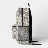 ウィリアムモリスバチェラーズボタンフラワーボット プリントバックパック (右)
