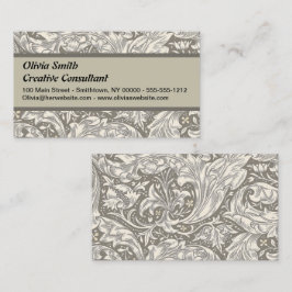 ウィリアムモリスバチェラーズボタンフラワーボット 名刺