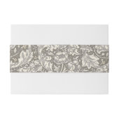 ウィリアムモリスバチェラーズボタンフラワーボット 招待状ベリーバンド (裏面例)