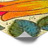 ウィリアムモリスバラフローラチンツピンク ポスター (角)