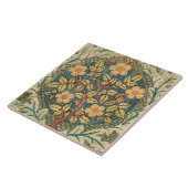 ウィリアムモリスバラリースクッションカバークラシック タイル (側面)