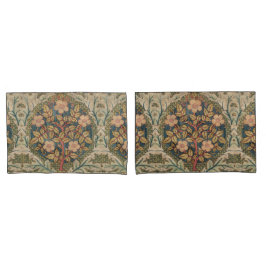 ウィリアムモリスバラリースヴィンテージ開花バラ 枕カバー