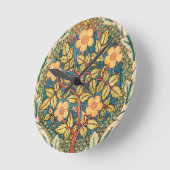 ウィリアムモリスバラリース  ラウンド壁時計 (傾斜)