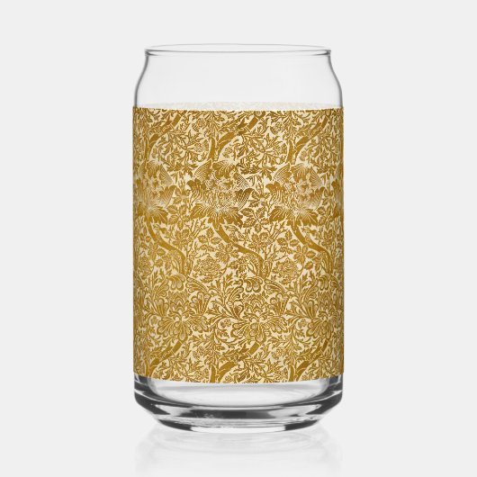 ウィリアムモリスバラ&ティスルフローラゴールデン ガラス缶 (右)