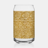 ウィリアムモリスバラ&ティスルフローラゴールデン ガラス缶 (左)