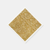 ウィリアムモリスバラ&ティスルフローラゴールデン スタンダードカクテルナプキン (角)