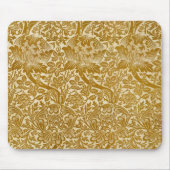 ウィリアムモリスバラ&ティスルフローラゴールデン マウスパッド (正面)