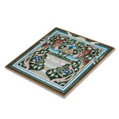 ウィリアムモリスバーズガーデンフラワーズアールヌーボー タイル (側面)