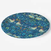 ウィリアムモリスバーズブルー紙プレート ペーパープレート (アングル)