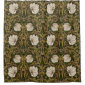 ウィリアムモリスパンペネルウォームイエローアールヌーボー シャワーカーテン (正面)